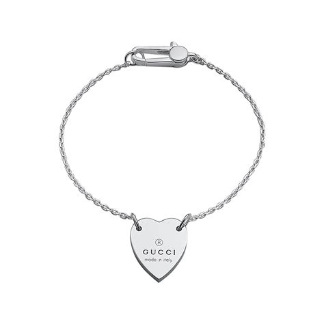 gucci bracelrt|gucci heart bracelet with trademark.